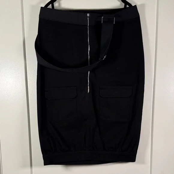 Dolce & Gabbana Twill Cargo Skirt with Suspender - Picture 2 of 14